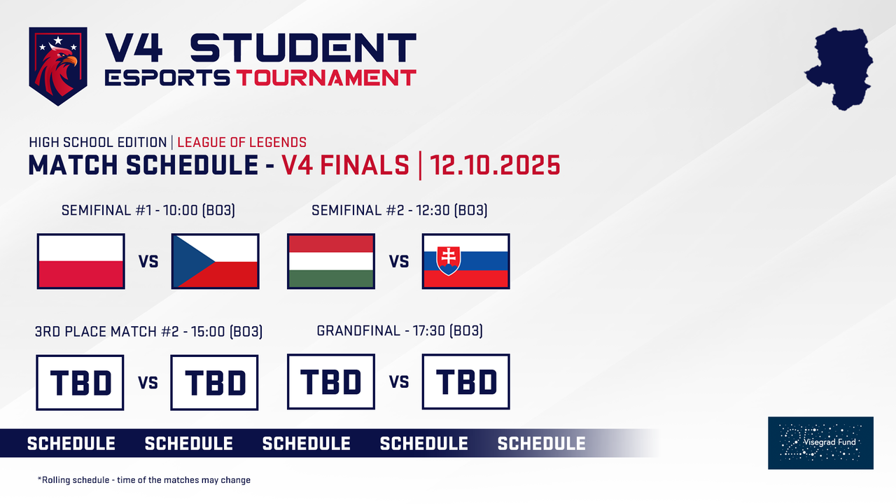 V4 Grandfinals | Schedule