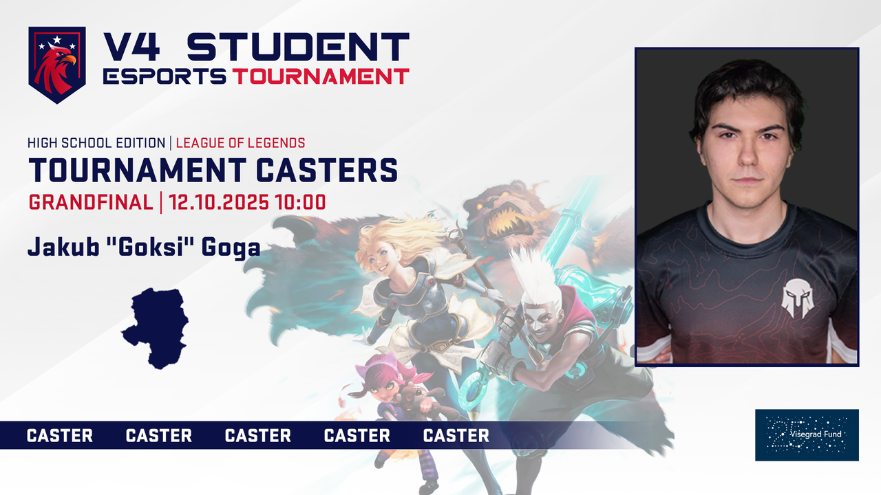 V4 Grandfinals Casters | Jakub "Goksi" Goga
