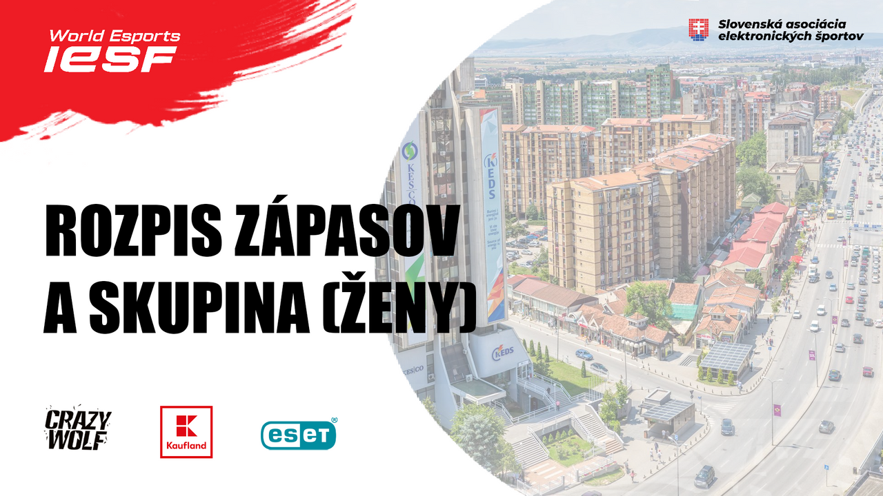 Skupina a rozpis zápasov - ženy