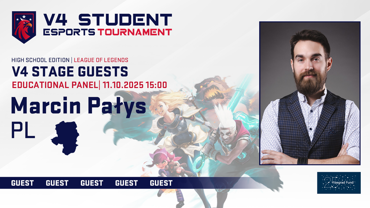 V4 Educational Panel Guest - Marcin Pałys (PL)