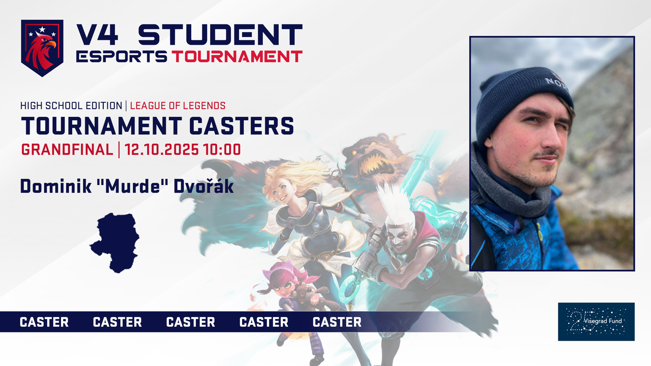 V4 Grandfinals Casters | Dominik "Murde" Dvořák